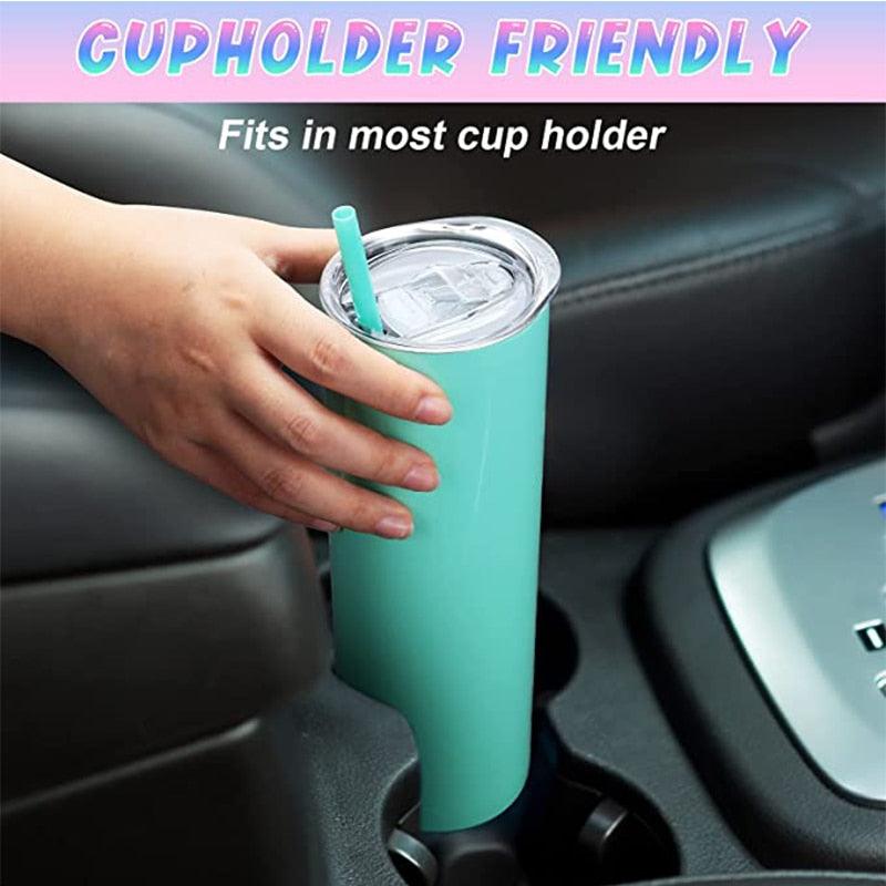 Stainless Steel Thermos Water Bottle With Straw